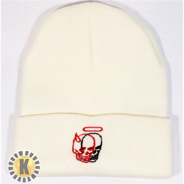 NEW ANGEL/DEMON GRAPHIC MASH UP TOQUE