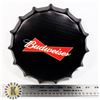Image 1 : NEW 8" BOTTLE METAL BOTTLE CAP BUDWEISER ART