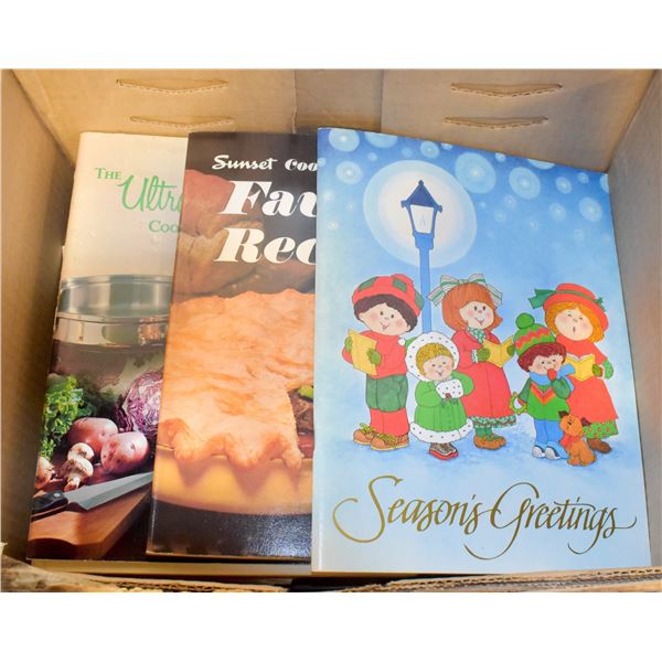 FLAT OF COOK BOOKS