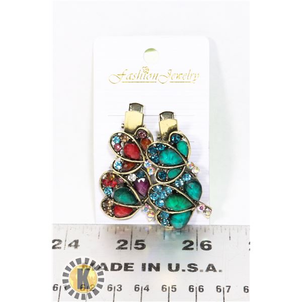 VINTAGE STYLE HAIR RHINESTONE HAIR CLIPS