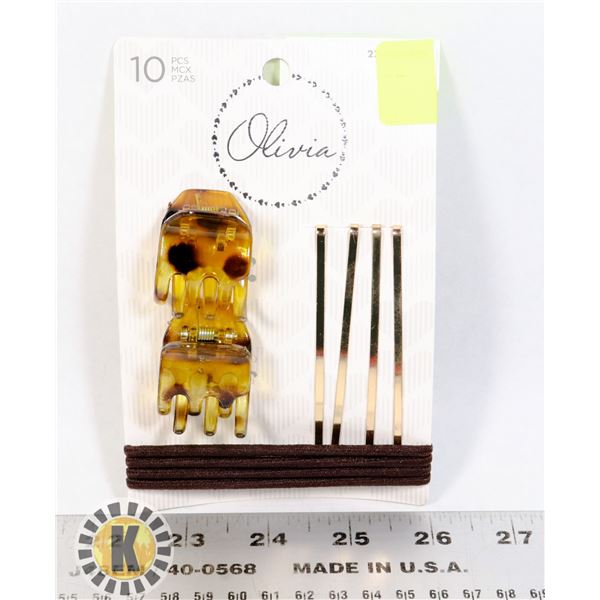 NEW 10 PC HAIR ACCESSORIES