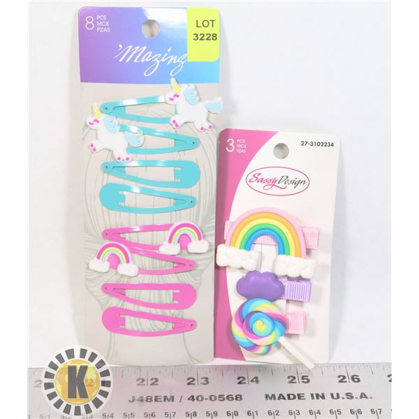 NEW RAINBOW, CANDY AND RAINBOW HAIR ACCESSORIES