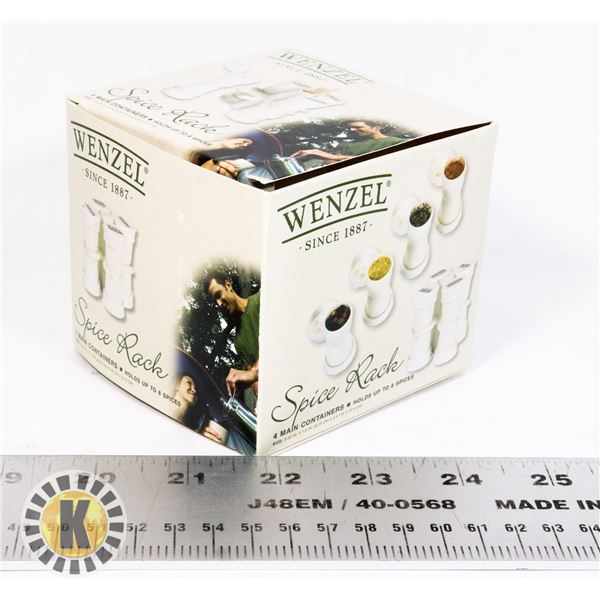 NEW MINI SPICE RACK, HOLDS UP TO 8 SPICES AND