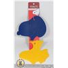 Image 1 : NEW 2PK PEANUTS SILICONE TRIVETS (HOT POT HOLDER)