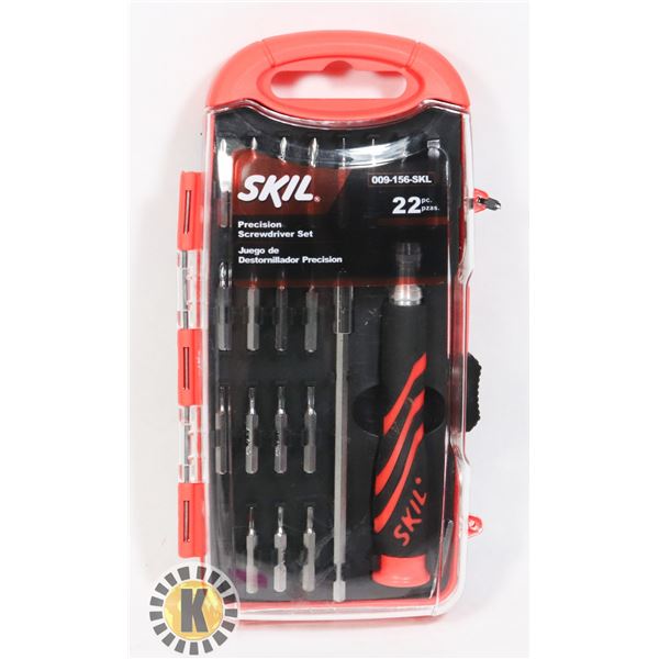 NEW SKIL 22PC PRECISION SCREWDRIVER SET