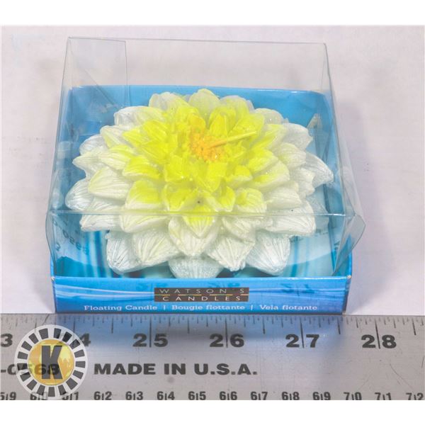 NEW FLOWER DESIGN FLOATING CANDLE