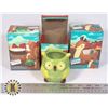 Image 1 : 3 NEW ANIMAL THEME DESK TOP PLANTERS