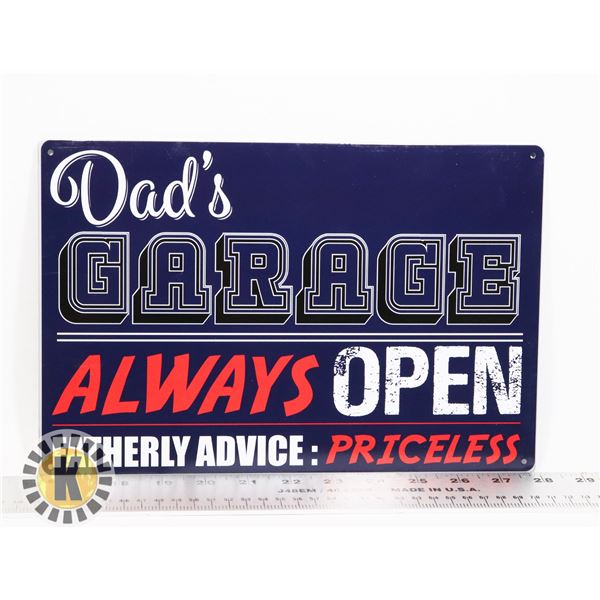 NEW FATHER'S DAY METAL ARTWORK APPROX. 12"x8"