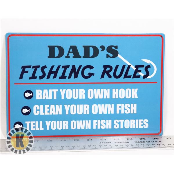 NEW FATHER'S DAY METAL ARTWORK APPROX. 12"x8"