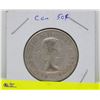 Image 2 : 1958 CANADIAN SILVER HALF DOLLAR