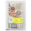 Image 1 : PORTRAITS OF LIBERTY SILVER 3 COIN SET - 25-10-5