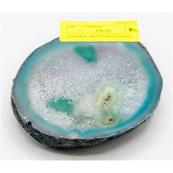 NATURAL AGATE GEODE SLAB