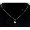 PEARL NECKLACE/ STERLING SILVER CHAIN