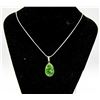 925 STERLING SILVER 28 INCH CHAIN WITH GEMSTONE