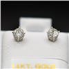 Image 1 : BZ814-9 14KT WHITE GOLD DIAMOND STUD EARRINGS