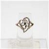 Image 1 : STERLING SILVER LADIES RING WITH INITIAL "B" ON IT