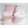 Image 1 : 2 NEW "SUMMER" TRAINING POTTIES - WITH FLUSHING