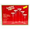 Image 1 : NEW-SET OF 5 SILVER/GLASS VOTIVE CANDLE HOLDERS