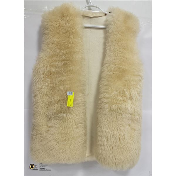 AUSTRALIAN SHEEPSKIN VINTAGE ADULT LARGE VEST