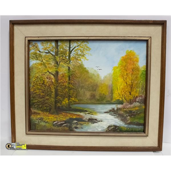 FRAMED CANVAS PAINTING