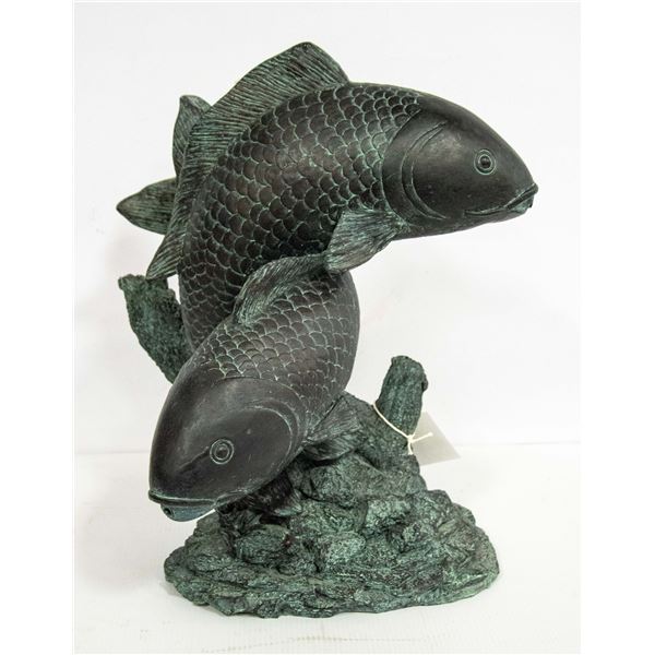 CERAMIC FISH DECOR 16" TALL