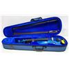 Image 2 : VIOLIN 4/4 BLUE WITH BOW - HARD CASE