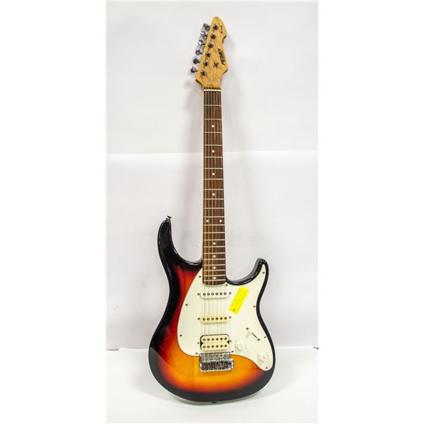 PEAVEY ELECTRIC GUITAR SUNBURST WITH SOFT CASE