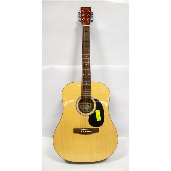 ACADEMY ACOUSTIC GUITAR NATURAL WITH SOFT CASE
