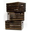 Image 1 : LOT OF 3 WOODEN CRATES