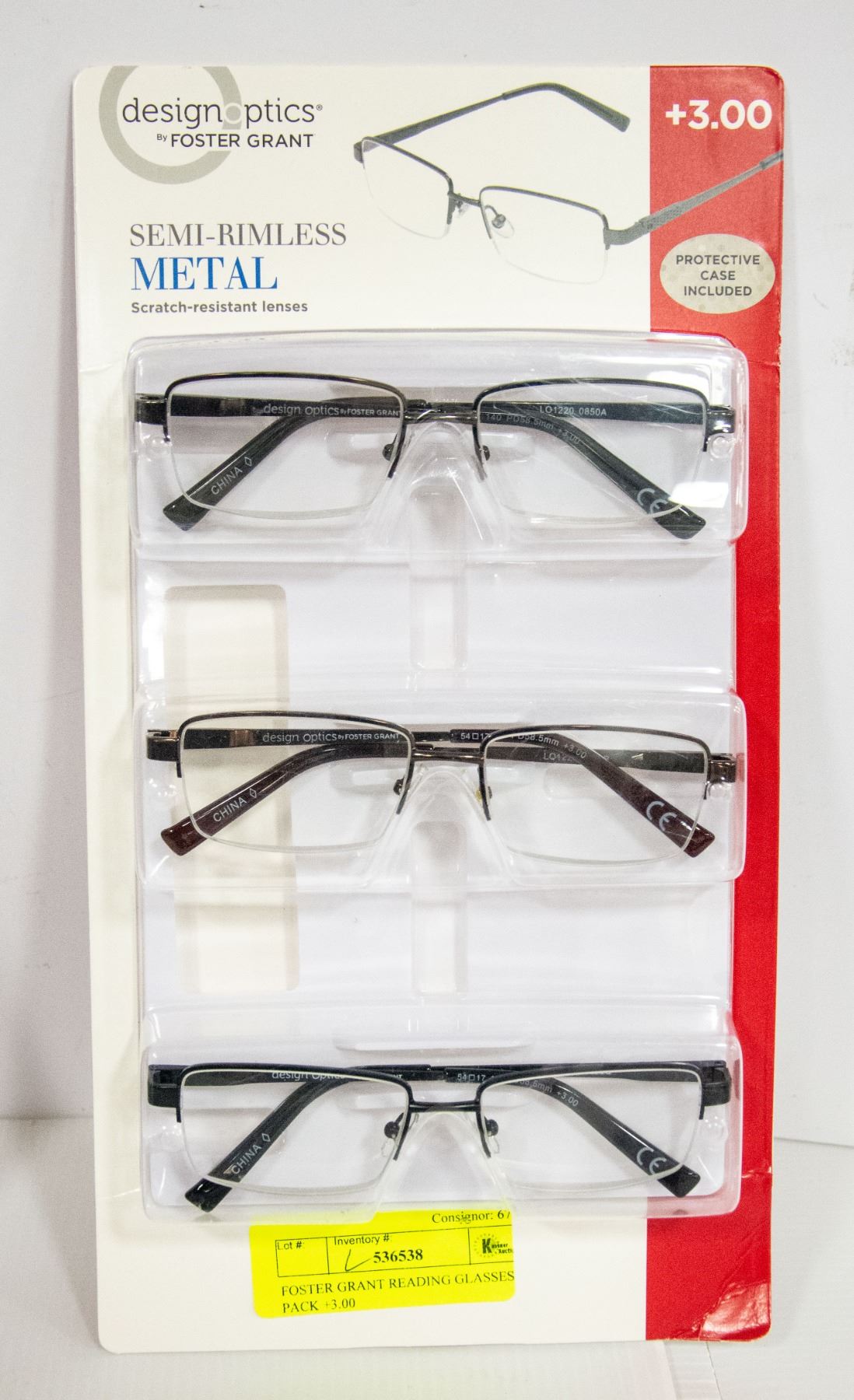 FOSTER GRANT READING GLASSES 3 PACK +3.00
