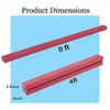 Image 1 : NEW REPACKED 8' RED PRACTICE FLOOR BALANCE BEAM