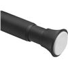 Image 1 : NEW REPACK BLACK SHOWER CURTAIN TENSION ROD
