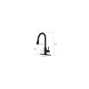 Image 3 : NEW MATTE BLACK LED KITCHEN FAUCET WITH