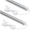 Image 1 : NEW REPACKED BARRINA T8 LED LIGHT FIXTURES, 2 PACK