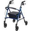 Image 1 : NEW ROLLATOR BLACK AND BLUE WALKER