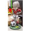 Image 1 : HEAVY CEMENT SOCCER PLAYER STATUE - 17" TALL