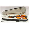 Image 1 : NEW REPACKED 1/4 VIOLIN WITH EXTRA STRINGS AND