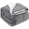 Image 1 : NEW REPACKED HB LIFE SHERPA 20LB WEIGHTED BLANKET