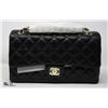 Image 1 : FIRST REPRO LARGE CHANEL BLACK LEATHER PURSE