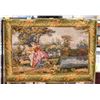 Image 1 : VINTAGE FRENCH PROVINCIAL WALL TAPESTRY 38" X 49"