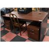 Image 1 : WOOD TONE DESK