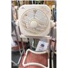 Image 1 : CREAM AIR INNOVATIONS SWIRL STAND FAN WITH REMOTE
