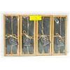 Image 1 : 4 PACKS OF WILLOW SLATE PLANT LABELS W. SOAP STONE