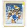 Image 1 : W. BURDEN "LEGENDS OF THE CREASE" FRAMED PRINT