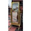 Image 1 : GOLD TONE STANDING TILT MIRROR 26" X 64"