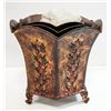 Image 1 : 3PC ORNATE TIN NESTING PLANTERS