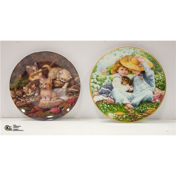 LOT OF 6 BRADFORD EXCHANGE COLLECTORS PLATES;