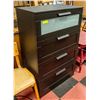 Image 1 : SHOWHOME 4 DRAWER CHEST 31" X 18" X 49" HIGH