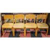 Image 1 : LOT OF 4 WOODEN CHAIRS