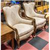 Image 1 : LOT OF 2 HIGH BACK CHAIRS